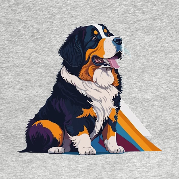 Bernese Mountain Dog Portait by SpriteGuy95